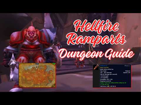 Hellfire Ramparts Dungeon Guide | Normal TBC Classic | Hellfire Citadel | Hellfire Peninsula