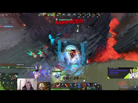 GigaChad Arteezy Juggernaut Fountain RAMPAGEEEE