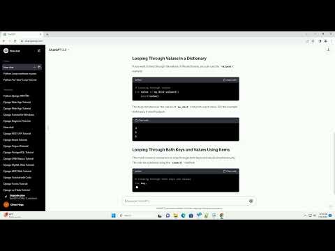 Python For Loop Dictionary Index