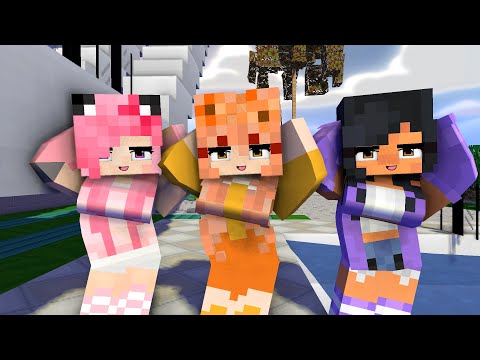 COUPLE DANCE CHICKEN WING MEME MEET NEW FRIENDS APHMAU, KC, MIA - MINECRAFT ANIMATION #shorts