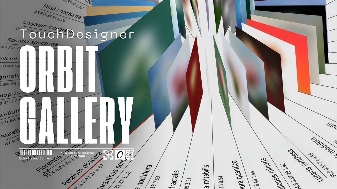 TouchDesigner Tutorial: Hand-Tracked Interactive Orbit Gallery (Easy)