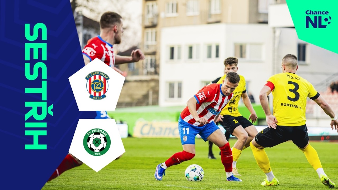 Zbrojovka Brno vs 1.FK Příbram Highlights