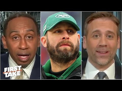 噴！名人Stephen A. & Max reacciones：公羊隊爆冷擊敗噴射機隊！ (The Jets can't even win at losing! - Stephen A. & Max react to the Rams' upset | First Take)