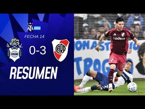 Gimnasia de La Plata 0 vs. River Plate 3 | #TorneoApertura2025 | Resumen | Fecha 14