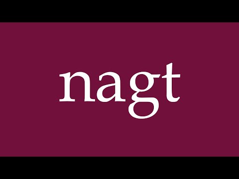 How to Pronounce ''nagt'' (gnaws) Correctly in German