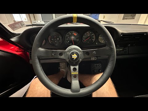 MOMO Steering Wheel Install - 1986 Porsche 911 Carrera 3.2