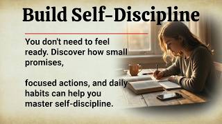Build Self-Discipline || Learn English Through Life-Lession 🔥 || Level 3 English ✅