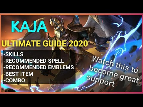 HOW TO USE KAJA BEST BUILD AND BEST COMBO | MOBILE LEGENDS | KAJA BACK IN META ULTIMATE TUTORIAL