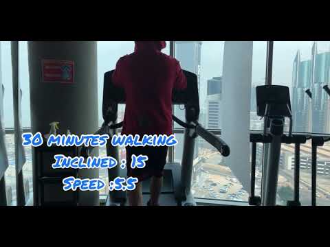 30 MINUTES WALKING IN TREADMILL( Cardiovascular)