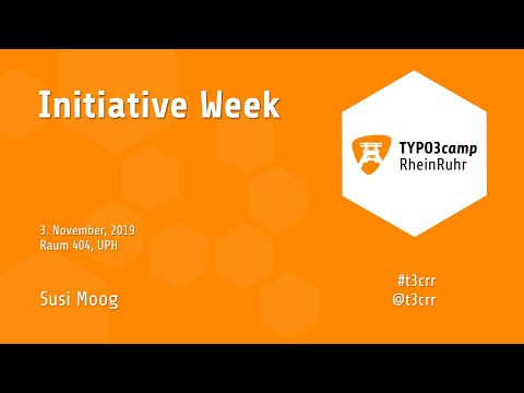 T3CRR 2019 - Initiative Week - Susi Moog