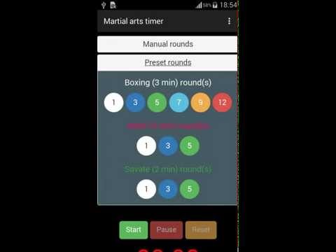 Martial arts timer Video