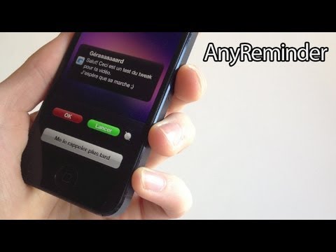 comment regler le rappel d'alarme sur iphone