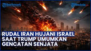 Tel Aviv Memanas! Rudal Iran Hujani Israel saat Trump Umumkan Gencatan Senjata 2 Minggu