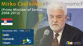 Mirko Cvetkovic (Former Prime Minister of Serbia)