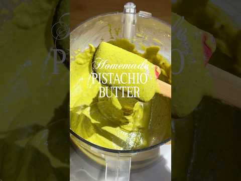 Making Pistachio Cream for Dubai Chocolate Bars 🍫 #pistachio #dubaichocolate #viralfood