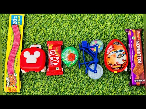 ASMR Most Popular Candys / some lots of colorful rainbow lollipop candy / unpacking chocolate eat