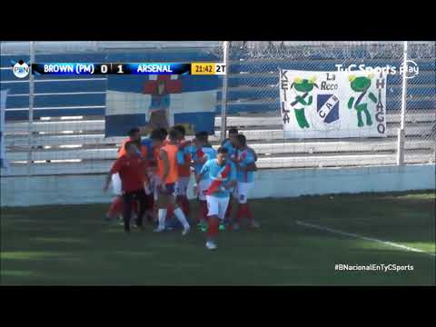 Torneo Nacional B 2018/19 - Fecha 14: Brown (PM) 0 - Arsenal 2
