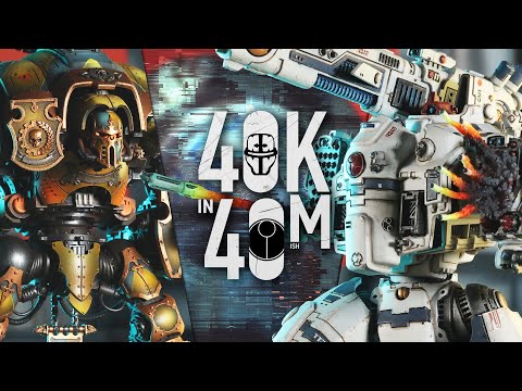 Imperial Knights with Admech Allies vs T'au. Jind wants revenge! Warhammer 40k in 40m Battle