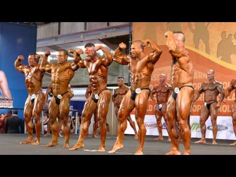 3rd Group Compulsory - Prejudging - Master Over 40 Under 90kg - Arnold Amateur Europe 2014