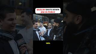 Download lagu Muslim SHUTS DOWN Jew in public! #shorts mp3