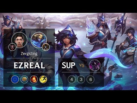 Ezreal Support vs Morgana - EUW Grandmaster Patch 9.5