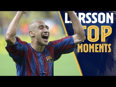 💥 The BEST MOMENTS of HENRIK LARSSON with BARÇA
