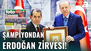 Erdoğan Şampiyon Galatasaray’ı Külliye’de Kabul Etti