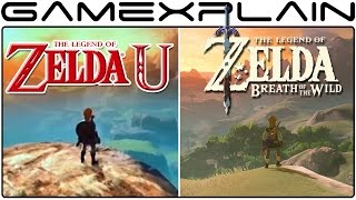 Recreating Zelda Wii U at The Game Awards 2014 in Breath of the Wild (Comparison)