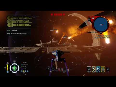 Intrepid Class in action StarTrek Online