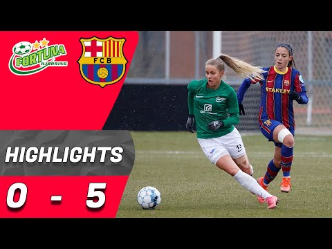 Fortuna Hjorring vs Barcelona 0-5 - All Goals & Highlights - 2021