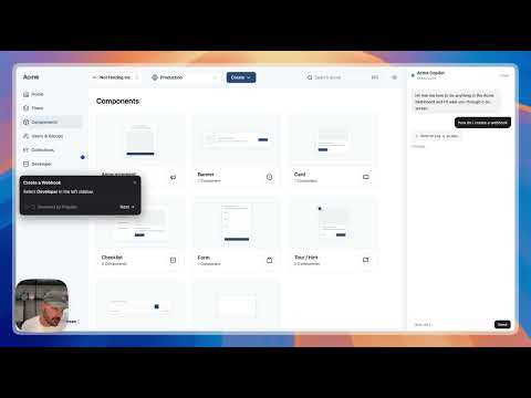 Give your AI agent on-screen guides with one tool call (Frigade Assist API demo)