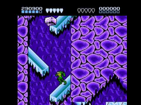 Battletoads: Level 4. Arctic Caverns (Ice Cavern)