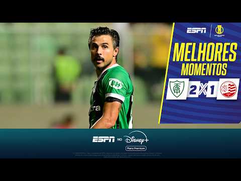 Gols e lances de América-MG x Náutico