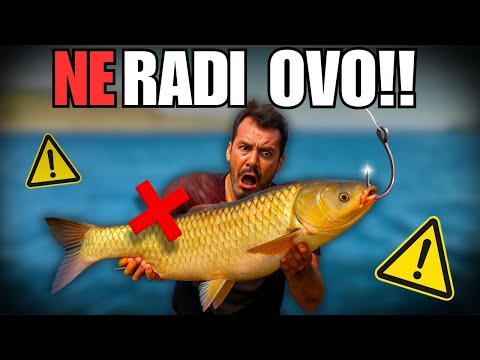 🔥🔥Pecanje amura: NE RADI OVO!🔥🔥