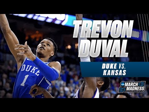 Duke's Trevon Duval scores 20 points in the Elite 8