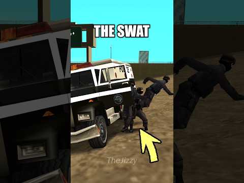 What Happens If You Follow SWAT in GTA San Andreas? 🤔 #gta #gtasanandreas #secrets