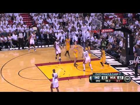 LeBron James 30 points (game winner) vs Pacers full highlights NBA Playoffs GM1 EFC 05/22/2013 HD