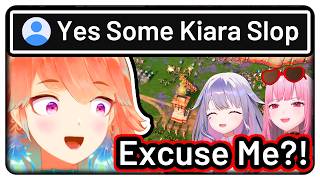 Kiara Reacts to Chat Calling the Games She Plays "Kiara Slop" on Calli & Biboo's Stream【Hololive EN】