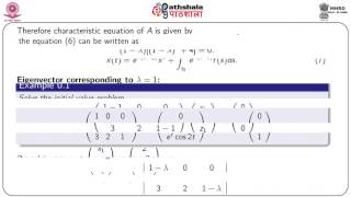 Nonhomogeneous system of equations (MATH)
