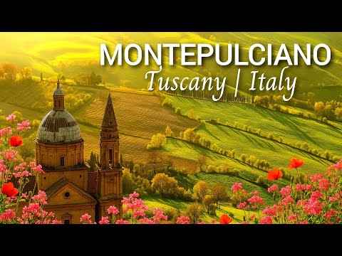 🇮🇹 Tuscany’s Most Beautiful Medieval Hilltop Town in Italy | Montepulciano (4K UHD)