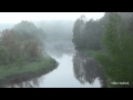 Утро река туман пение птиц природа релакс медитация Early morning river ...