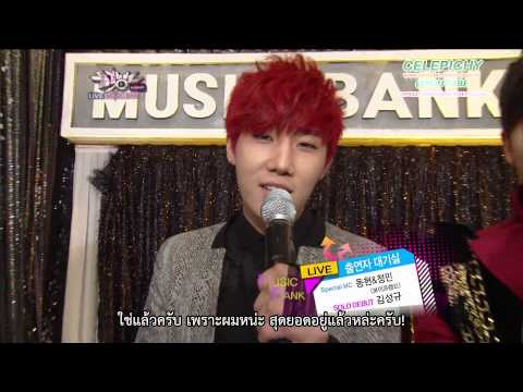 [Thai Sub] 121123 Music Bank Backstage Interview - Sung Kyu with INFINITE