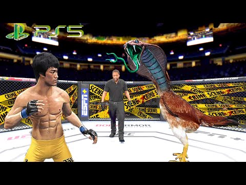 UFC4 Bruce Lee vs. Evil Snake EA Sports UFC 4