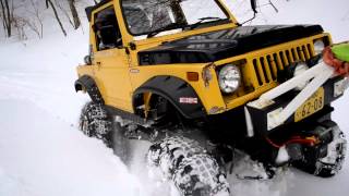 4x4-car Snow-Attack in Tokushima 2014/01/12　（2014 Second　Attack)