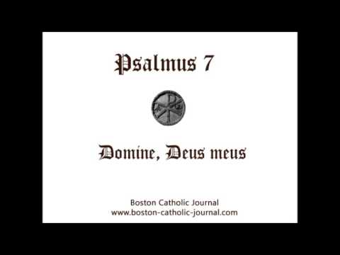 Salmo 7 in latino