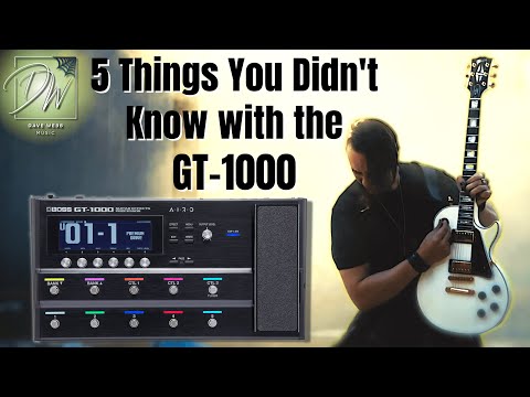 5 Dinge, die Sie noch nicht wussten – BOSS GT-1000