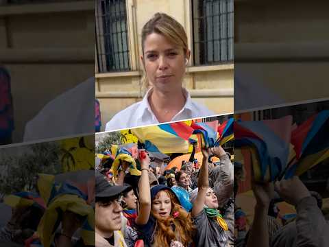 VIDEOANÁLISIS | Protestan en Bogotá contra las reformas laborales de De la Espriella #shorts