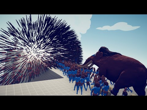 PREHISTORIC ARMY VS EVERY GOD - Totally Accurate Battle Simulator TABS