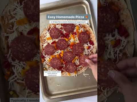 Here are 3 tips on how to have a more balanced approach for pizza night 🍕these tips focus