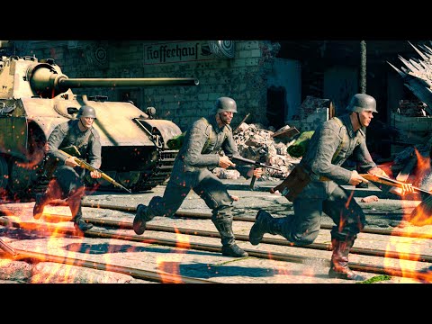 Battle for the train station in Berlin ⭐ Enlisted ⭐ gameplay no commentary